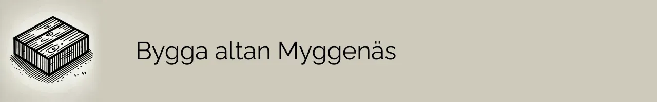 Bygga altan Myggenäs